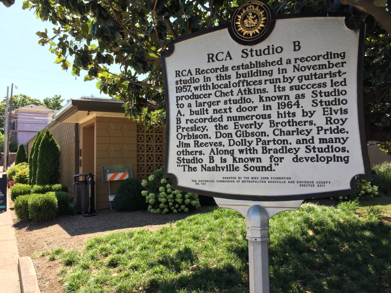 RCA Studios & Studio B, Nashville NT